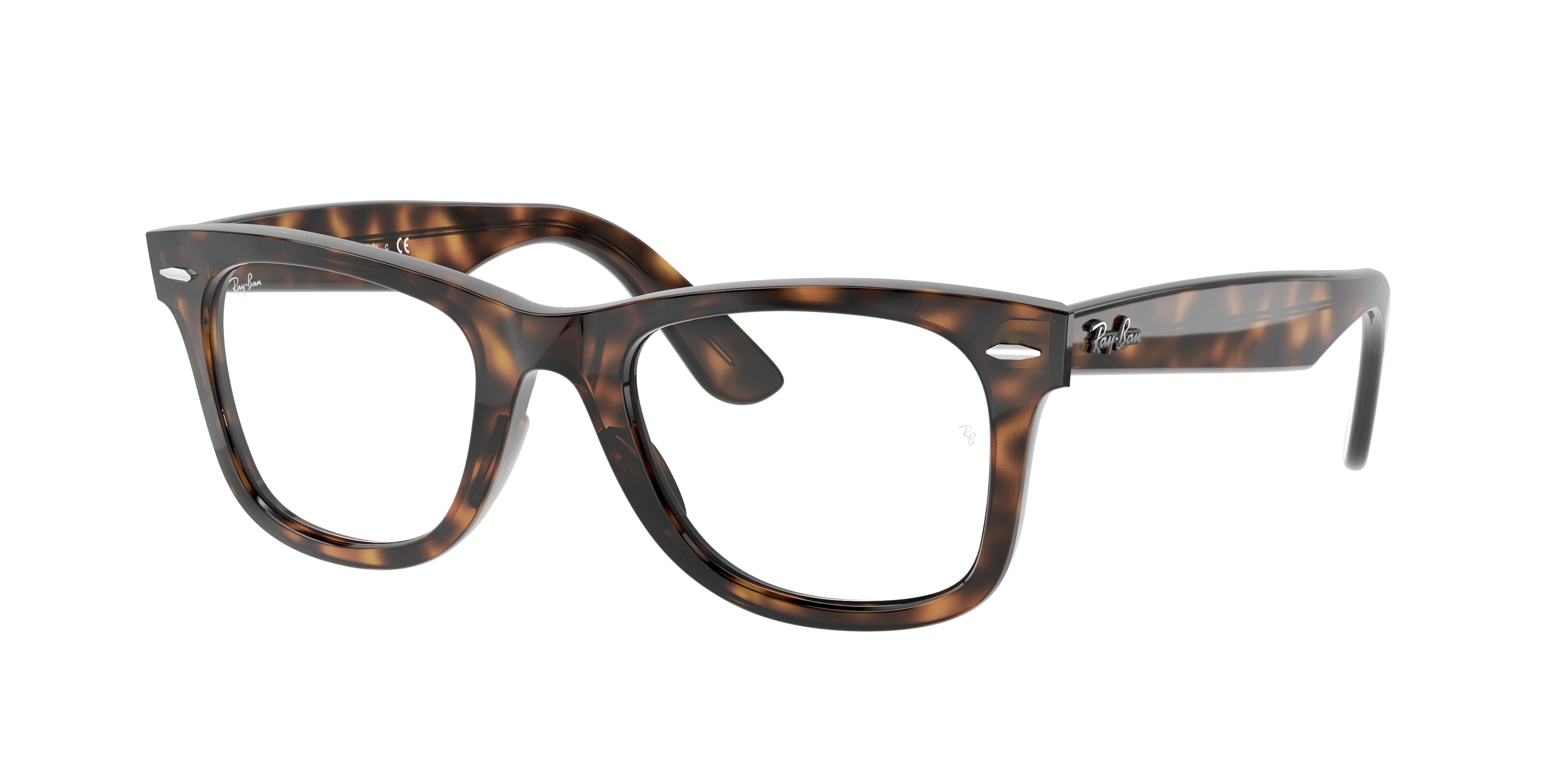 Ray-Ban 4340V, Montature Unisex Adulto, Marrone (Brown Carey), 50-image